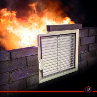 ضخامت یک میلی متری ورق گالوانیزه دمپر ضد حریق